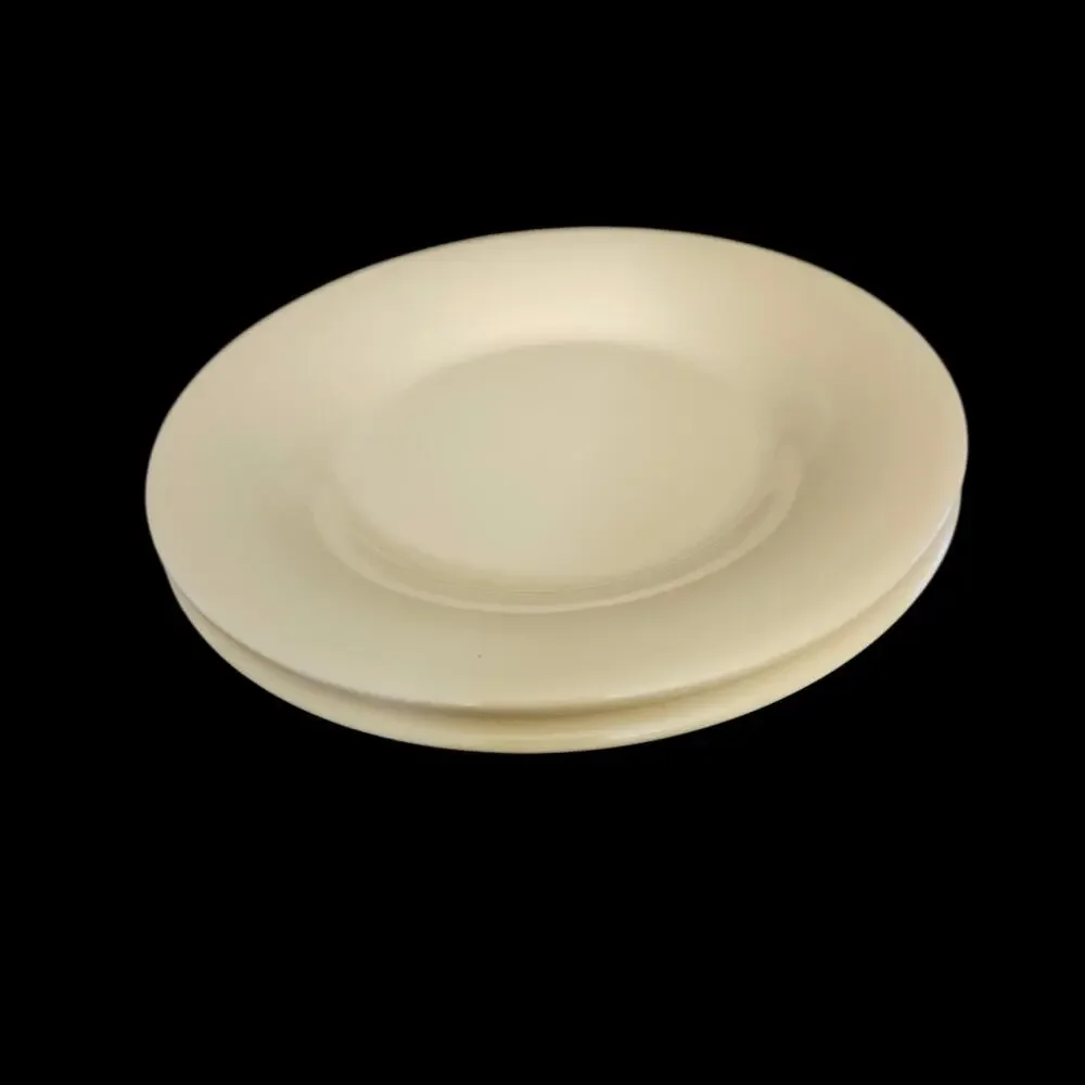 G.E.T. WP-5 Ivory Melamine Dessert Bread Plates Set of 2 Restaurant Ware